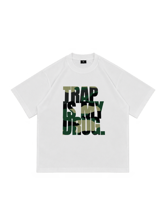 CAMO TEE - WHITE