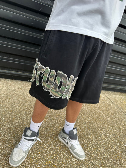 CAMO SHORT - BLACK