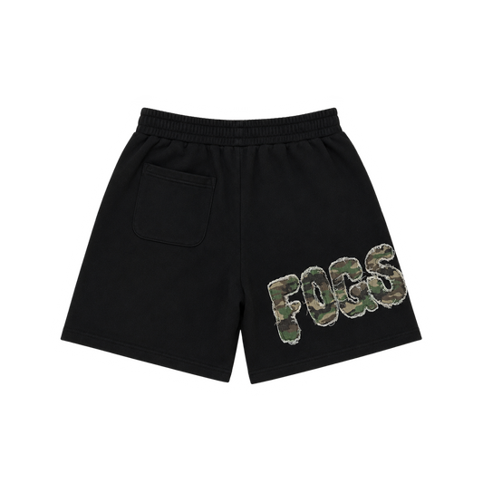 CAMO SHORT - BLACK